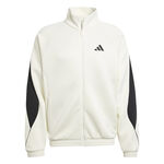 adidas Kleding adidas Stadiums Trainingsjack Heren-Cr&egrave;me,Zwart