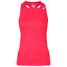 Club Tanktop Dames-Koraal,Wit