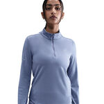 Nike Kleding Nike Swift Half-Zip Longsleeve Hardloopshirt Dames-blaugrau, zilver