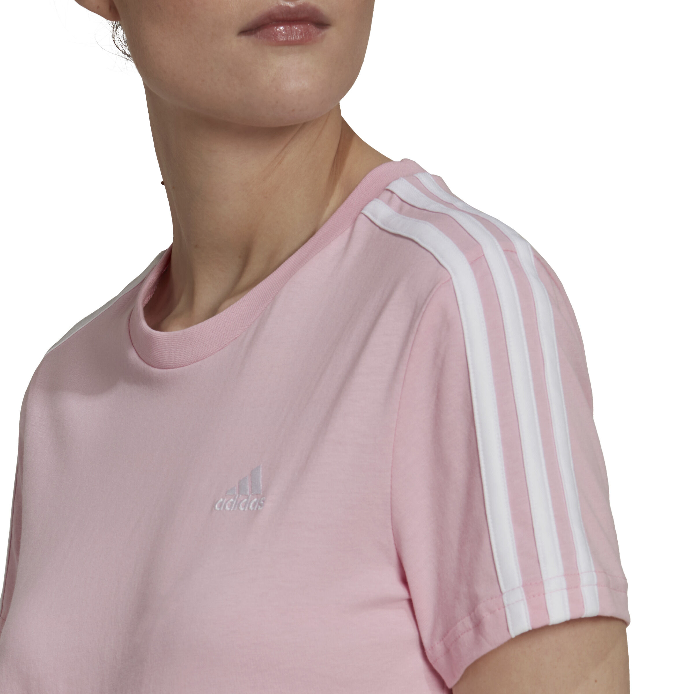 Adidas shirt roze sales