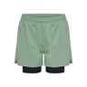 Dallas Shorts 2in1 Shorts Dames-Groen