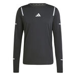 adidas Kleding adidas Ultimate High Visibility Hardloopshirt Heren-Zwart