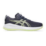 ASICS Hardloopschoenen ASICS Gel-Cumulus 27 GS Neutrale Schoen Kinderen-Blaugrau,Geel