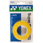 Yonex Overgrips Yonex  Super Grap Verpakking 3 stuks - geel