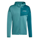 adidas Hardloopjas adidas  Terrex XPR Light Fleece Hardloopjas Heren - donkergroen, groen