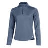 Therma-FIT One Half-Zip Hardloopshirt Dames-Blauw,Wit