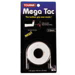 Tourna Overgrips Tourna Mega Tac Verpakking 3 Stuks-Wit