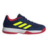 Gamespec Allcourt Schoen Kinderen-Donkerblauw,Neongroen