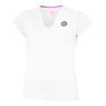 Crew V-Neck T-shirt Dames-Wit