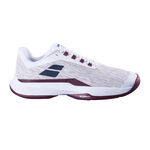 Babolat Tennisschoenen Babolat Jet Tere 2 CLY Gravelschoen Heren-Wit,Donkerrood