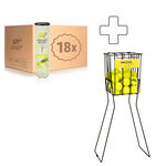 Racket Roots Bal met binnendruk Racket Roots Club Tennisball Verpakking 4 Stuks