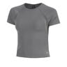 Motion Mesh T-shirt Dames-groen, grijs