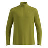 Essential 1/2 Zip Hardloopshirt Heren-groen