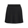 Club Pleated Long Rok Dames-zwart