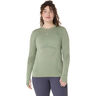 Road Seamless Hardloopshirt Dames-grijs, blauw