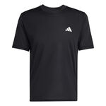 adidas T-shirt adidas Bas T-shirt Heren-zwart