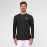 Crew Roundneck Longsleeve Heren-Zwart