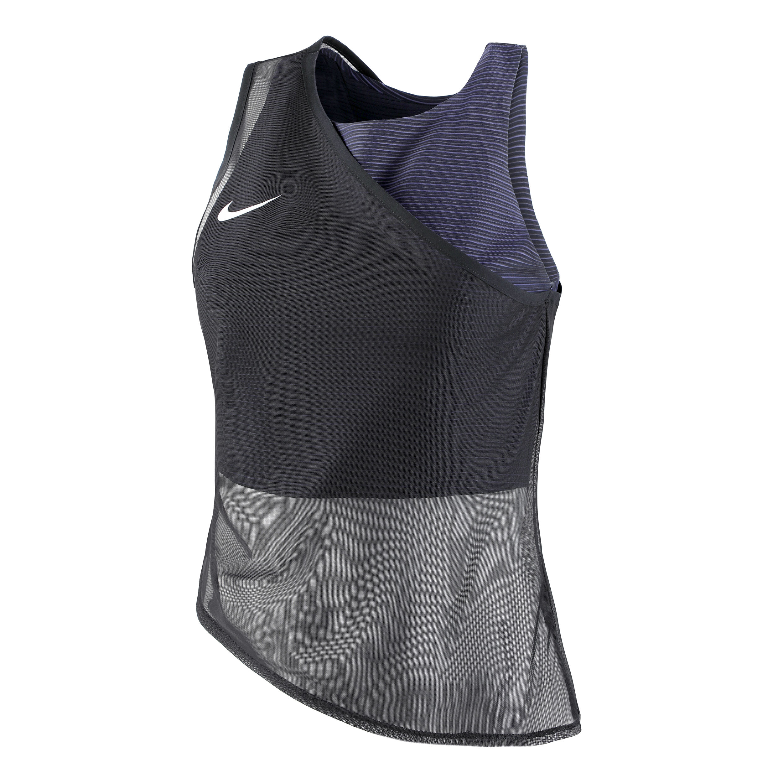 Dri Fit Advantage Slam Tanktop Dames Zwart Paars
