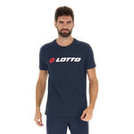 Lotto Lotto MSC II Logo T-shirt Heren - donkerblauw, wit
