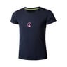 Retriever T-shirt Meisjes-Donkerblauw,Pink