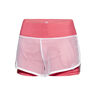 Efia Tech (2in1) Shorts Dames-Koraal,Wit