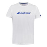 Babolat Kleding Babolat Exercise T-shirt Heren-Wit