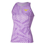 Mizuno Kleding Mizuno Mugen Printed Tanktop Dames-Mauve