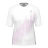 Performance T-shirt Dames-Wit,Berry