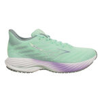 Mizuno Hardloopschoenen Mizuno Wave Rider 28 Neutrale Schoen Dames-Groen,Paars