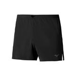 Mizuno Kleding Mizuno Aero 4.5in Shorts Heren-Zwart