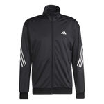 adidas Kleding adidas 3-Stripes Knit Trainingsjack Heren-Zwart,Wit