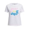 Bubble T-shirt Meisjes-Wit