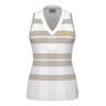 Performance Tanktop Dames-Wit,Beige