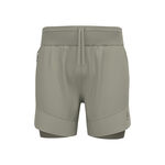 Odlo Kleding Odlo X-Alp Trail 6in 2in1 Hardloopshorts Heren-Grijs