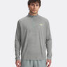 Tech Textured Half-Zip Longsleeve Heren-Salie