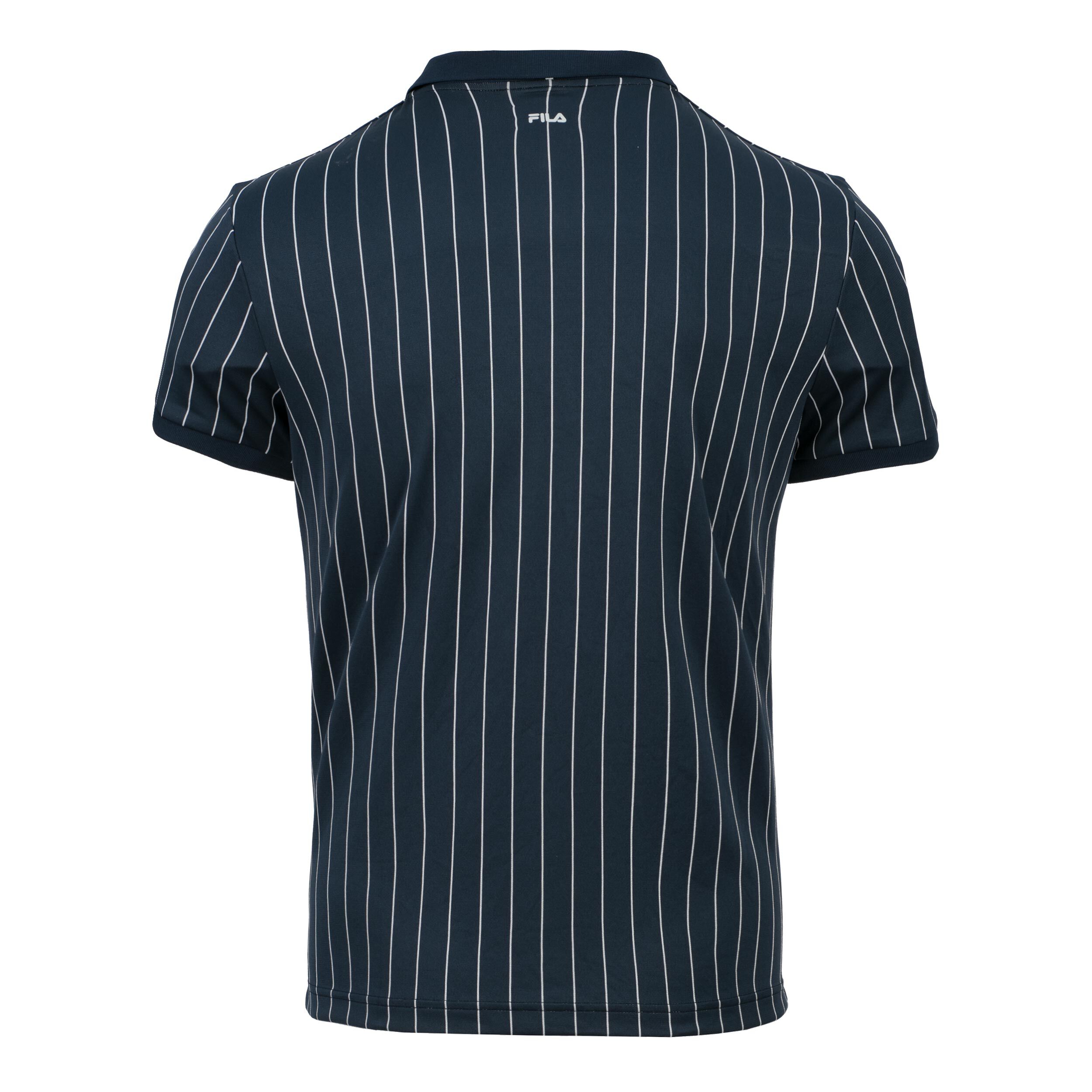 Buy Fila Stripes Polo Heren Donkerblauw Wit online Tennis Point BE