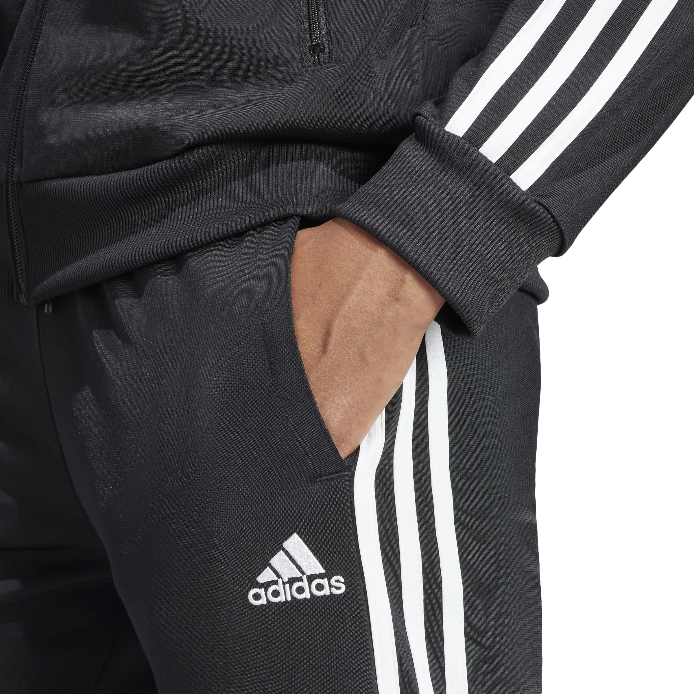 Buy adidas 3 Stripes Trainingspak Dames Zwart Wit online Tennis Point BE