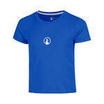Quiet Please Tenniskleding Quiet Please Retriever T-shirt Meisjes-blauw, wit