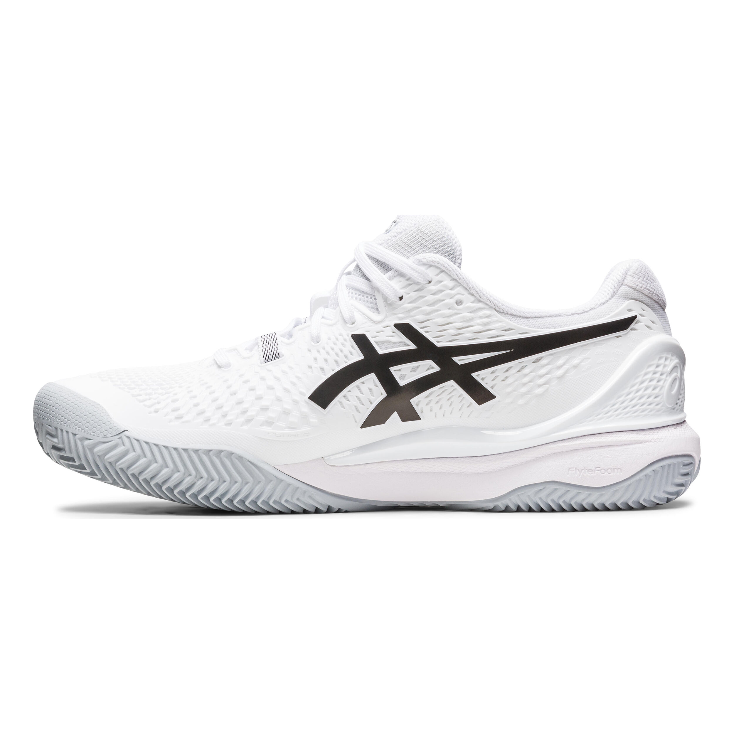 Buy ASICS Gel Resolution 9 Gravelschoen Heren Wit Zwart online Tennis Point BE