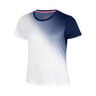 Crew 2.0 Fade T-shirt Meisjes-blauw