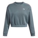 Under Armour Kleding Under Armour Rival Fleece Piped Crew Sweatshirt Dames-blaugrau