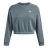 Rival Fleece Piped Crew Sweatshirt Dames-blaugrau