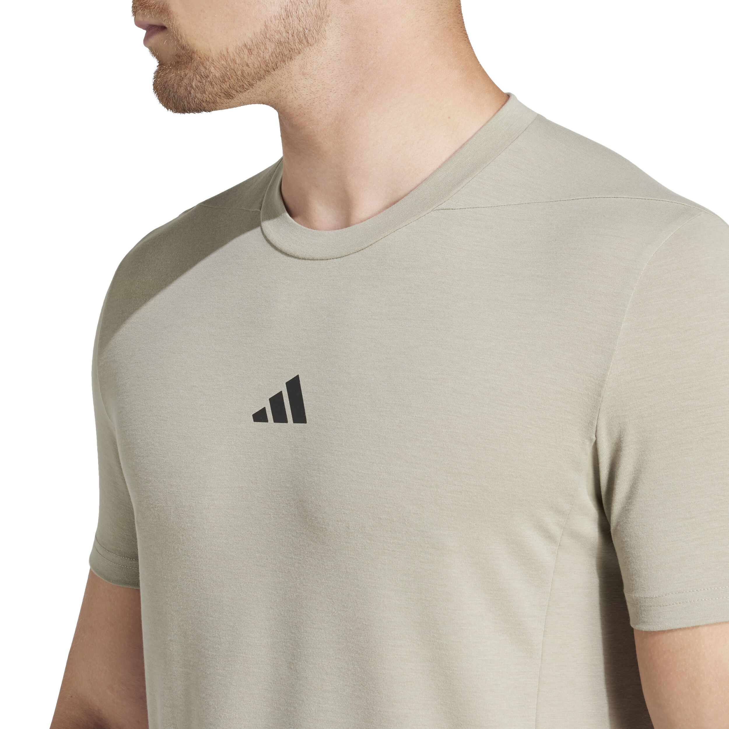 Adidas shirt heren beige new arrivals