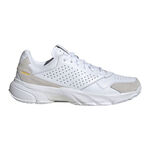 adidas Tennisschoenen adidas CourtJam Control 3 Allcourt Schoen Heren-Wit,Beige