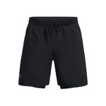 Under Armour Hardloopshorts Under Armour Launch 5 Inch 2-in-1 Shorts Heren-Zwart