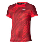 Mizuno T-shirt Mizuno T-shirt Heren-donkerrood, rood