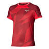T-shirt Heren-donkerrood, rood