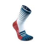 UYN Kleding UYN Runner's Five Hardloopsokken Heren-Wit,Blauw