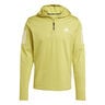 Own the Run Winter Half-Zip Hardloopshirt Heren-geel