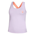 Quiet Please Kleding Quiet Please Summerbreeze Crossback Tanktop Dames-Mauve,Oranje